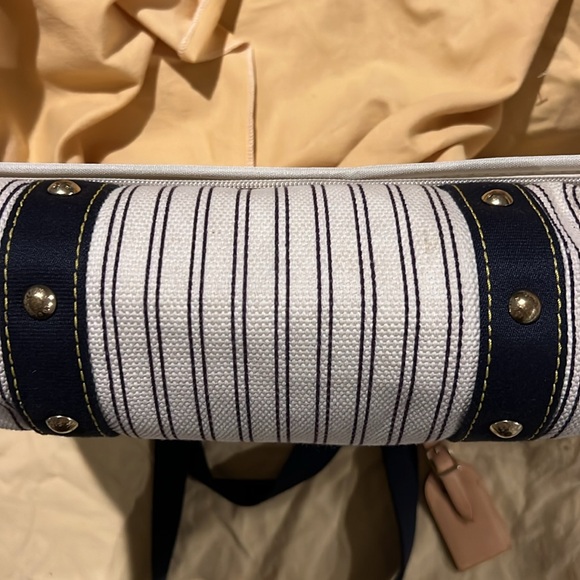 Louis Vuitton Antigua Cabas MM Tote Bag Navy Stripe - Picture 5 of 11